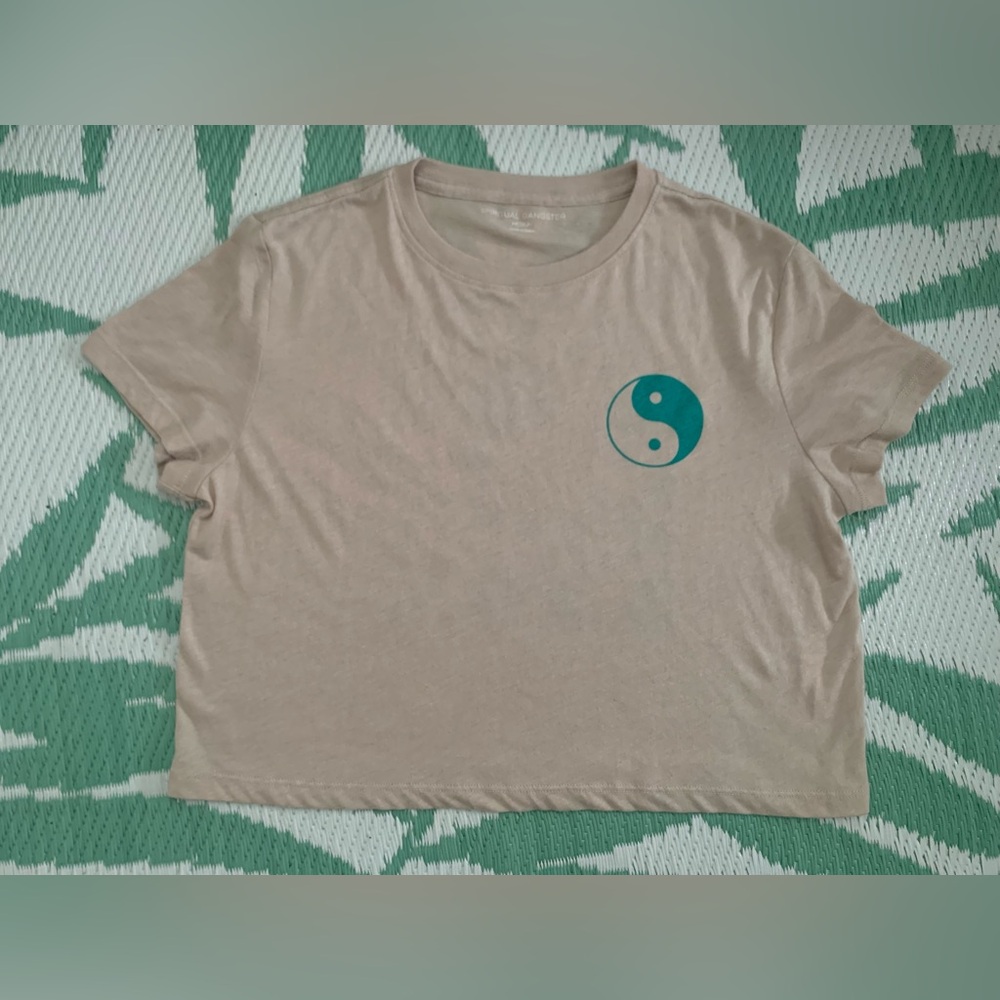 Spiritual Gangster create your own karma crop top